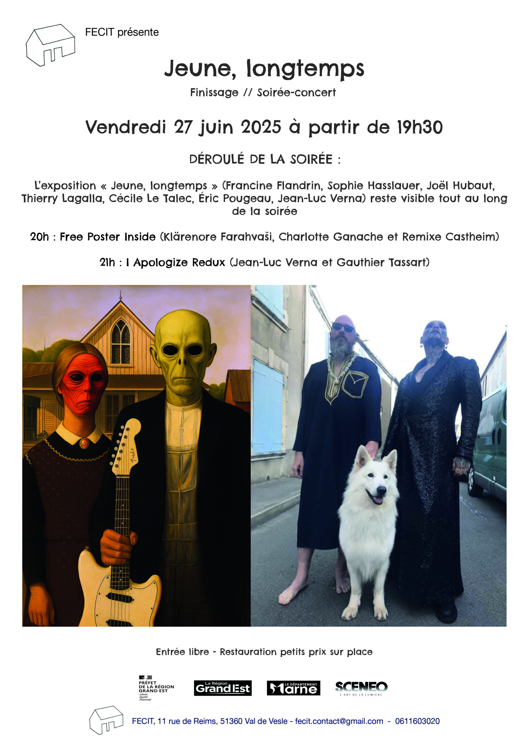 Image de Jeune, longtemps (finissage//soirée-concert)