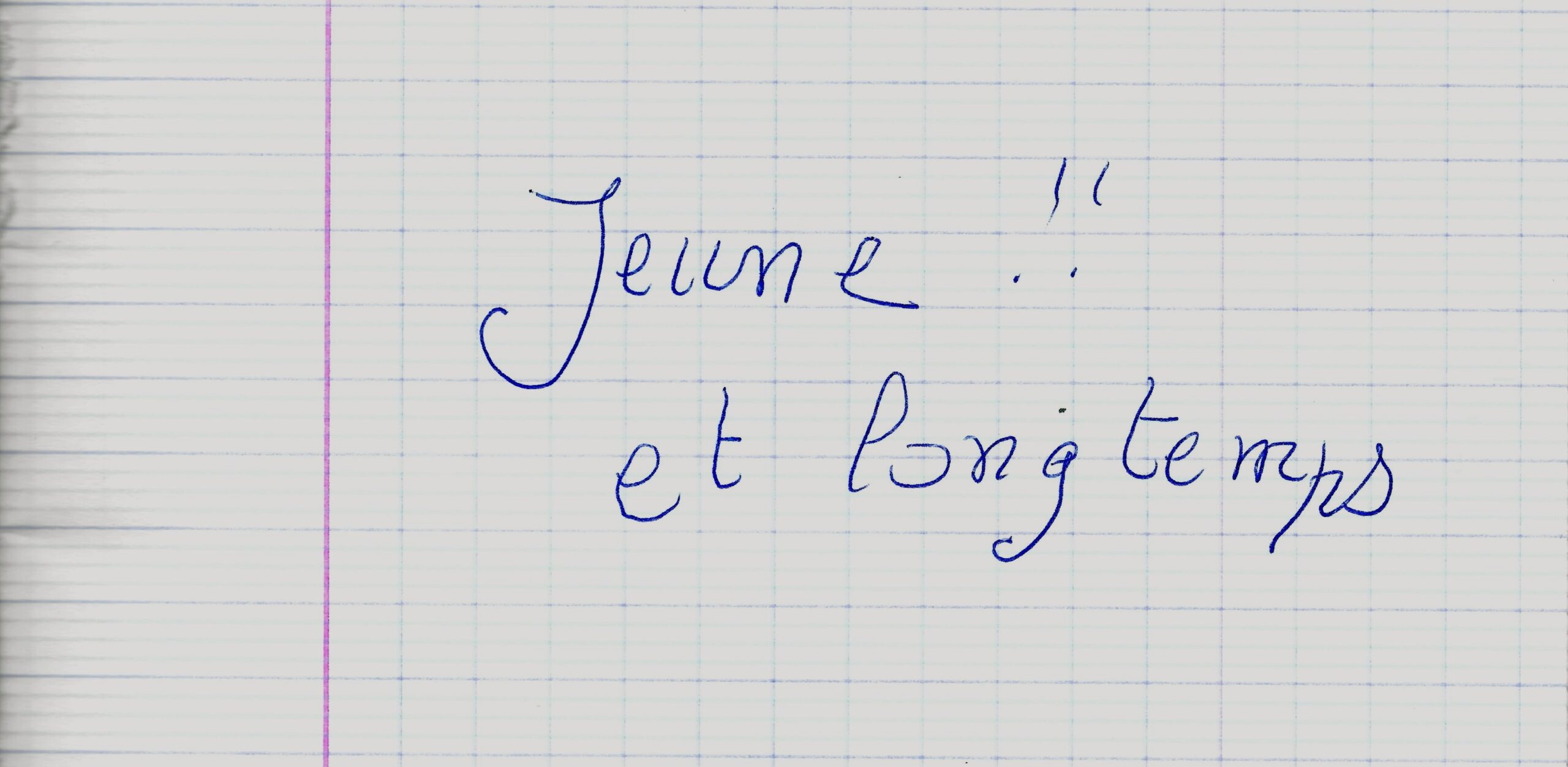 Image de Jeune, longtemps